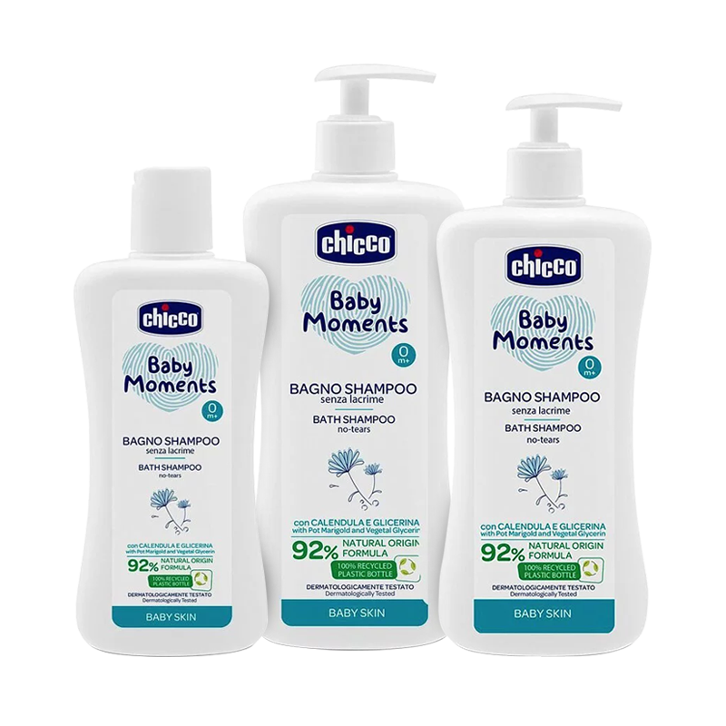 Chicco 寶貝嬰兒植萃洗髮/沐浴露-溫和不流淚配方 200ml/500ml/750ml