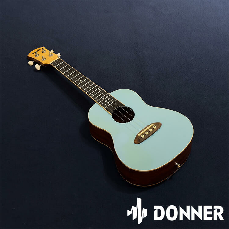 Donner U2 23" 雲杉木 面單板 烏克麗麗 海鹽藍