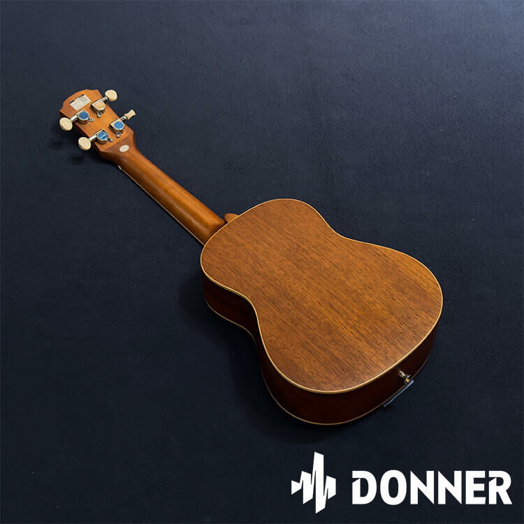 Donner U2 23" 雲杉木 面單板 烏克麗麗 蜜桃粉