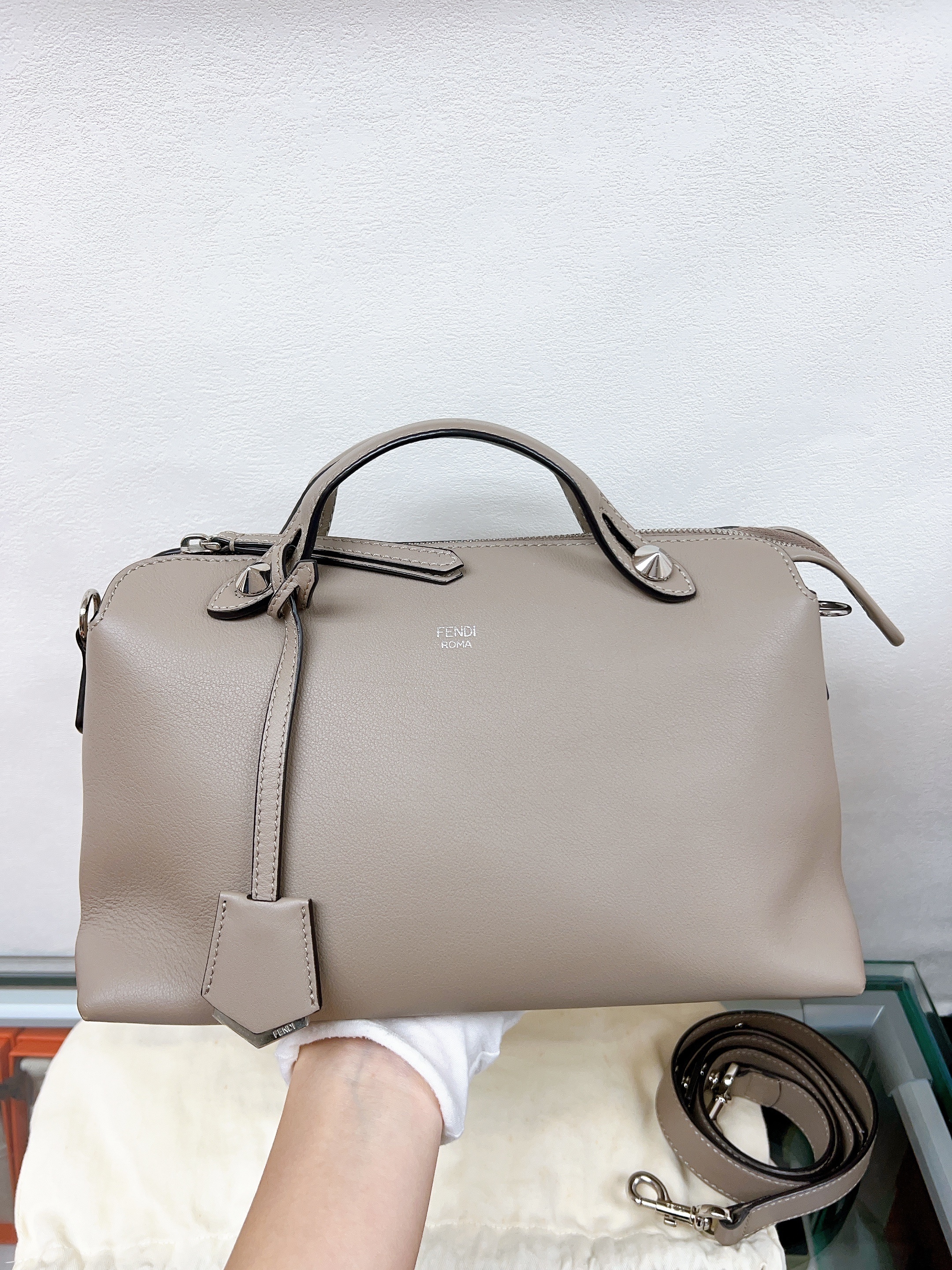 Fendi by the way medium (dove grey)