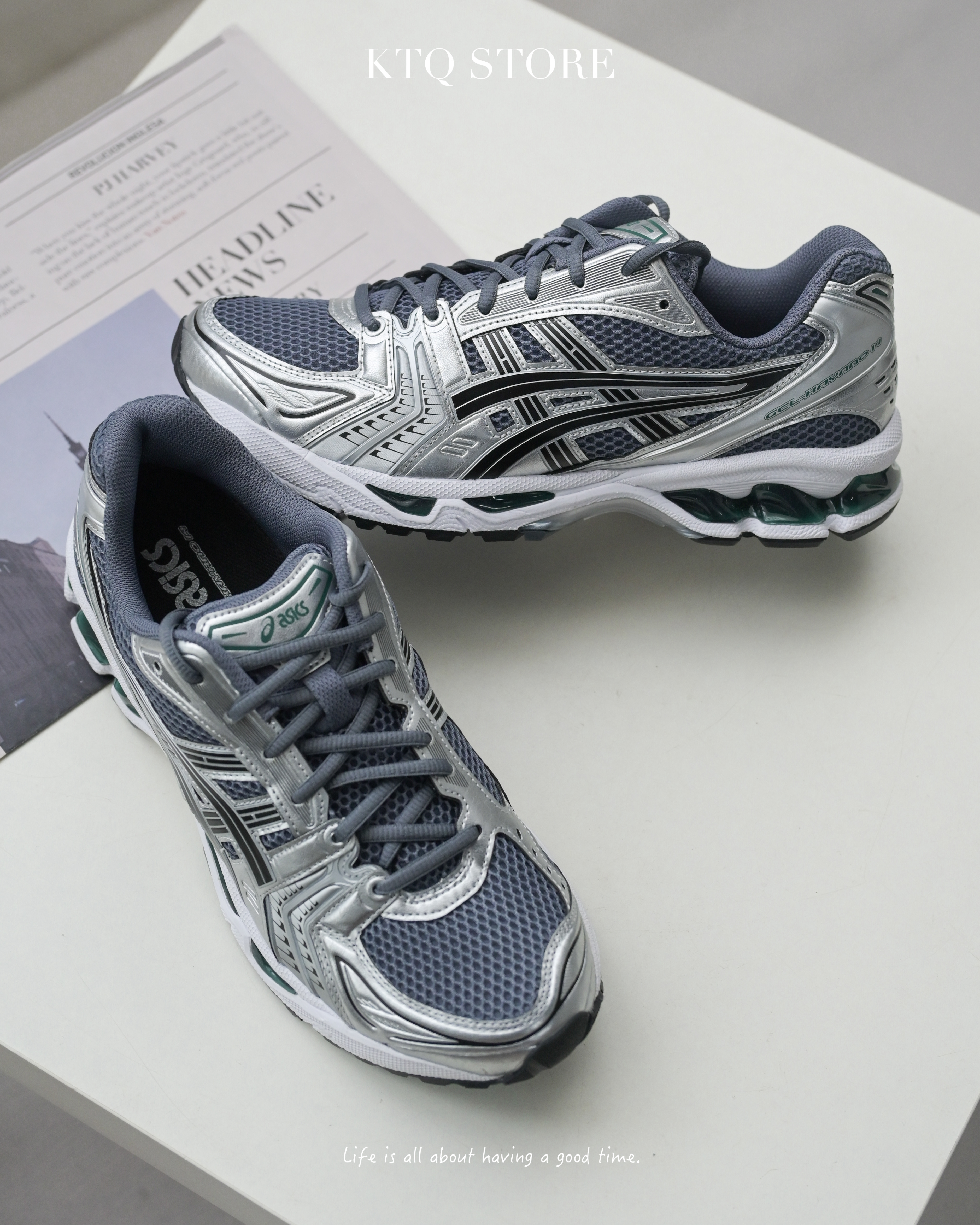 KTQ STORE ‧ asics Gel-Kayano 14 "Metropolis" 灰銀 大都會 1203A537-020
