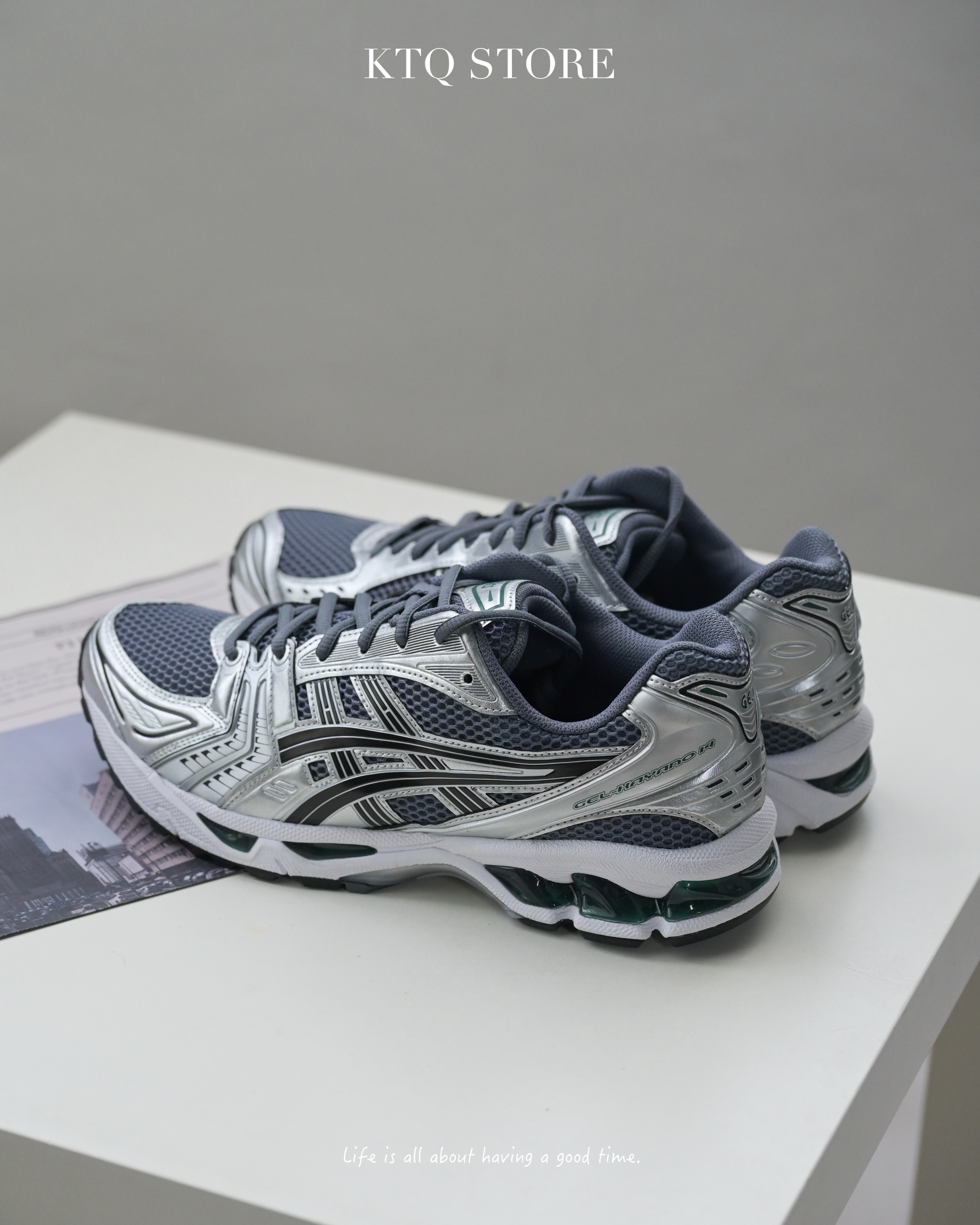 KTQ STORE ‧ asics Gel-Kayano 14 "Metropolis" 灰銀 大都會 1203A537-020