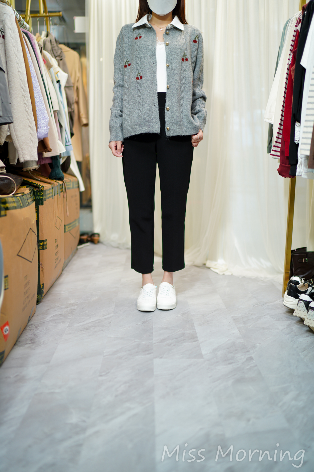 車厘子上衣/外套2穿(14224)