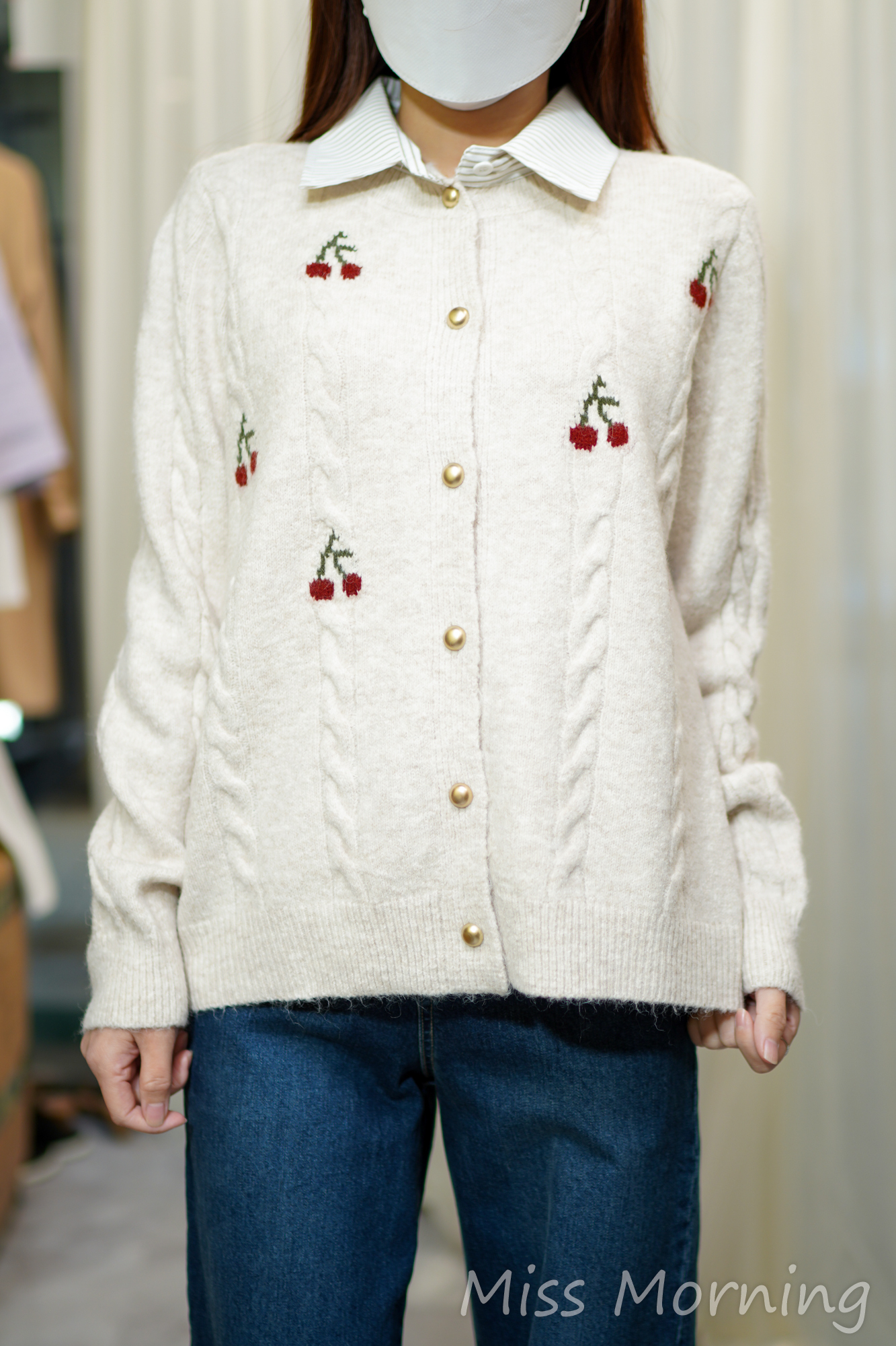 車厘子上衣/外套2穿(14224)