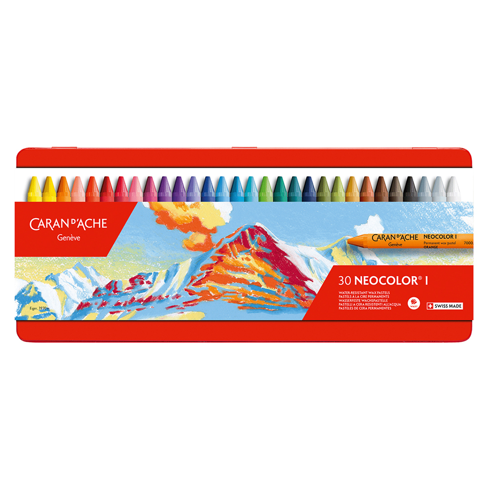 卡達 CARAN D'ACHE NEOCOLOR I 油性蠟筆 盒裝