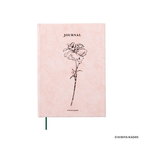 日本 Easy Journal x 日比谷花壇 壓印箔 手帳/日記本 B7 (粉色)
