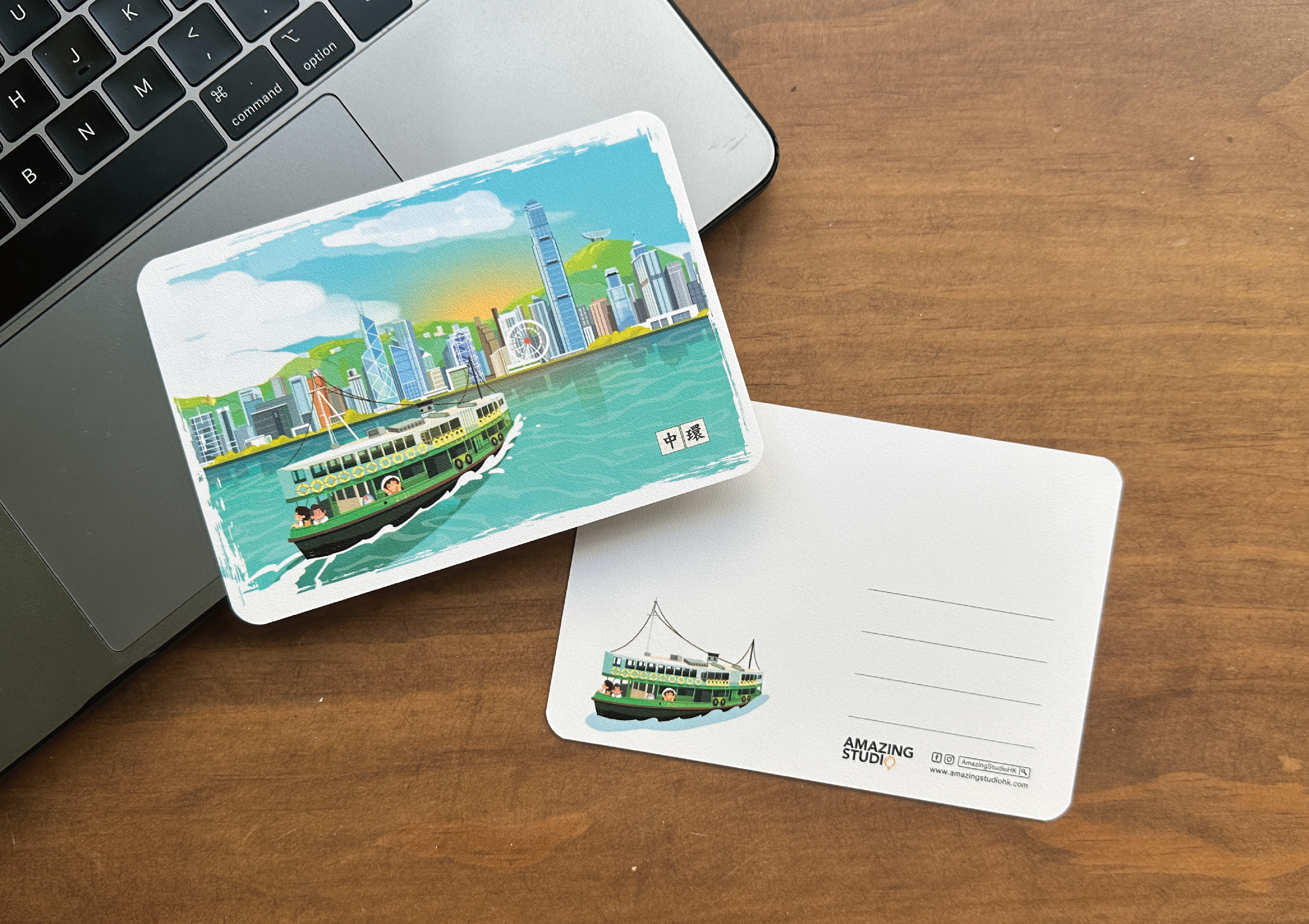 【香港日記 - 中環 】 明信片丨Amazing Studio
