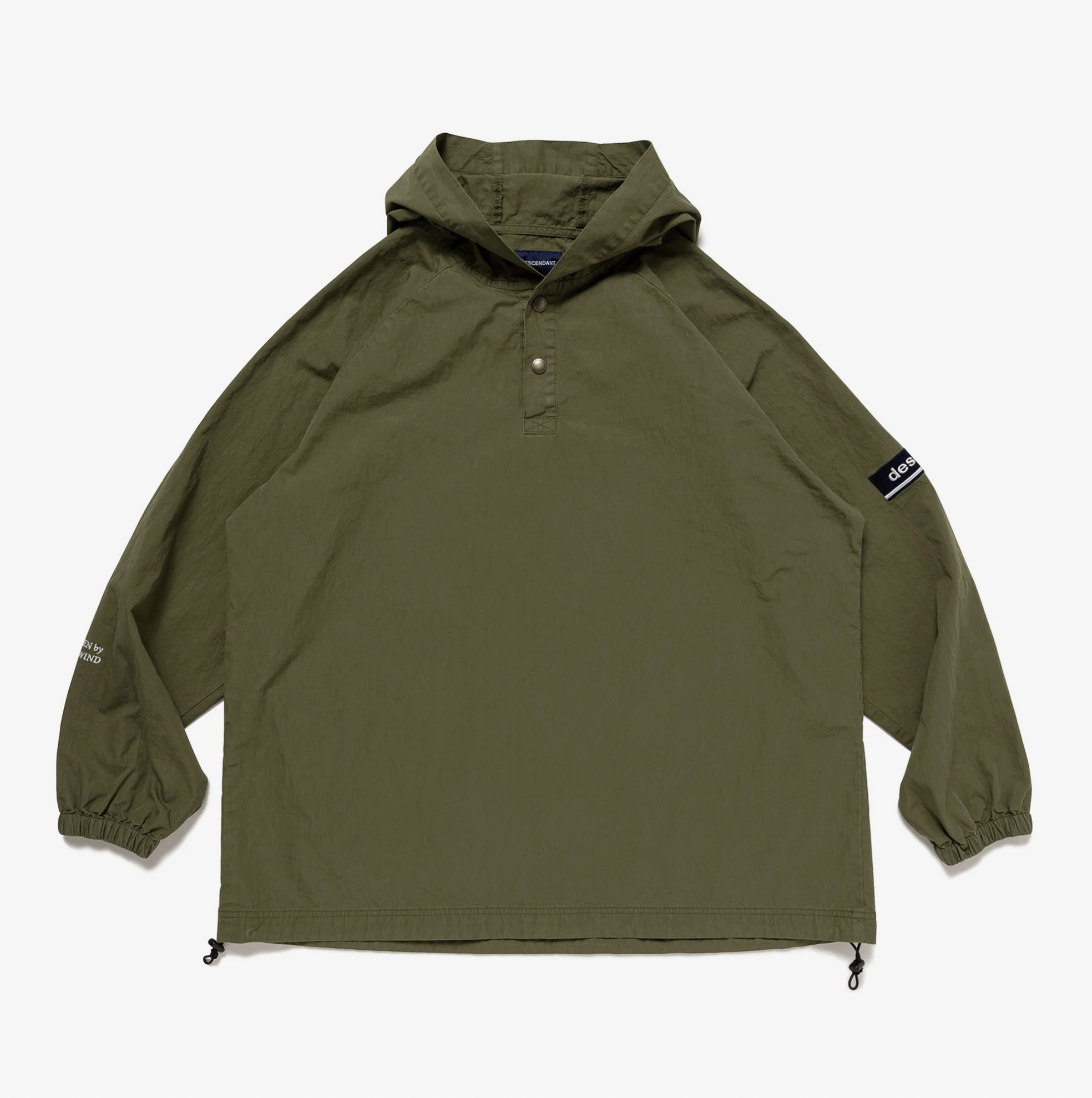 24AW DESCENDANT MOLE HOODED LS サイズ② DESCENDANT MOLE HOODED LS SHIRT PIGMENT DYE | GREY