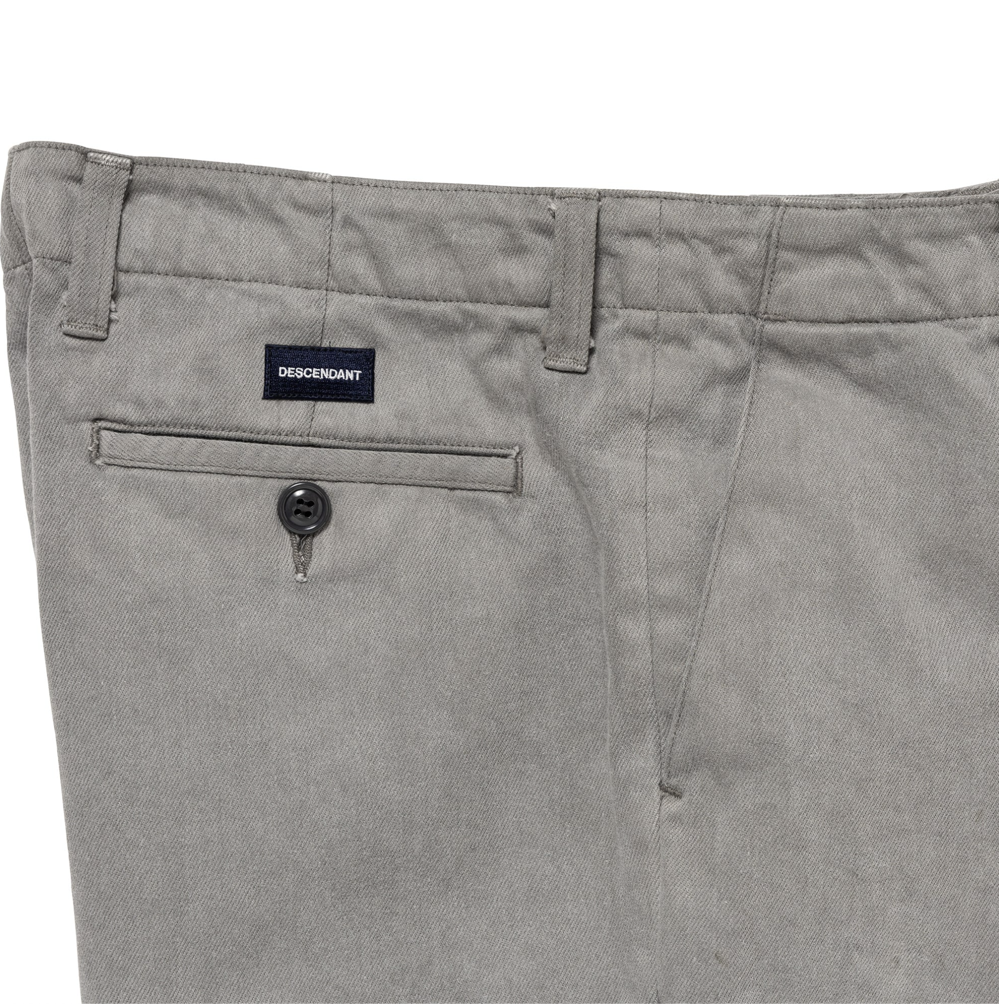 DESCENDANT FW24 DC-6 TWILL TROUSERS PIGMENT DYE