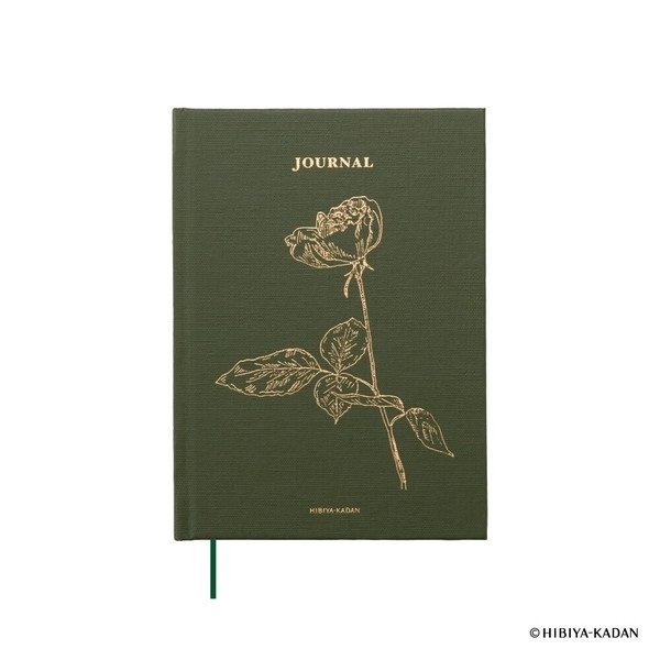 日本 Easy Journal x 日比谷花壇 壓印箔 手帳/日記本 B7 (綠色)