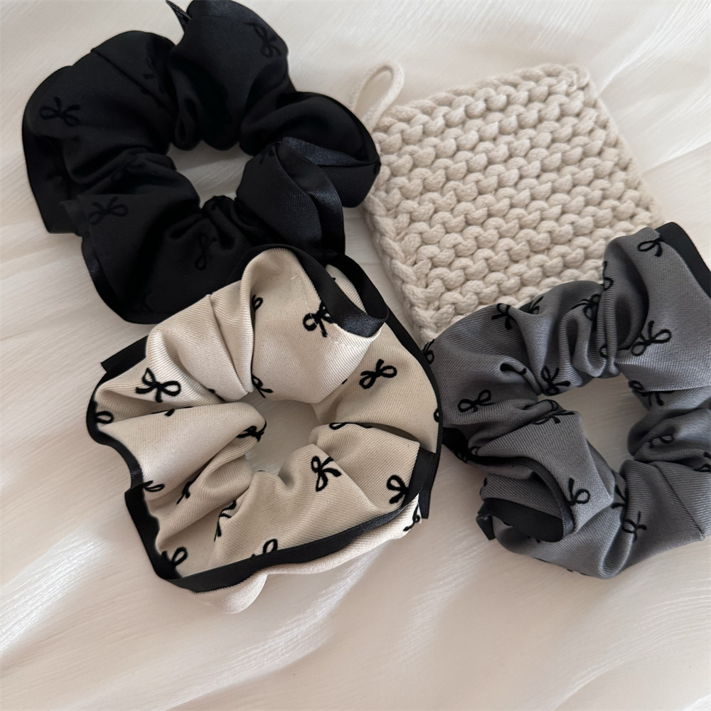 《5009》韓系溫柔氣質蝴蝶結大腸髮圈