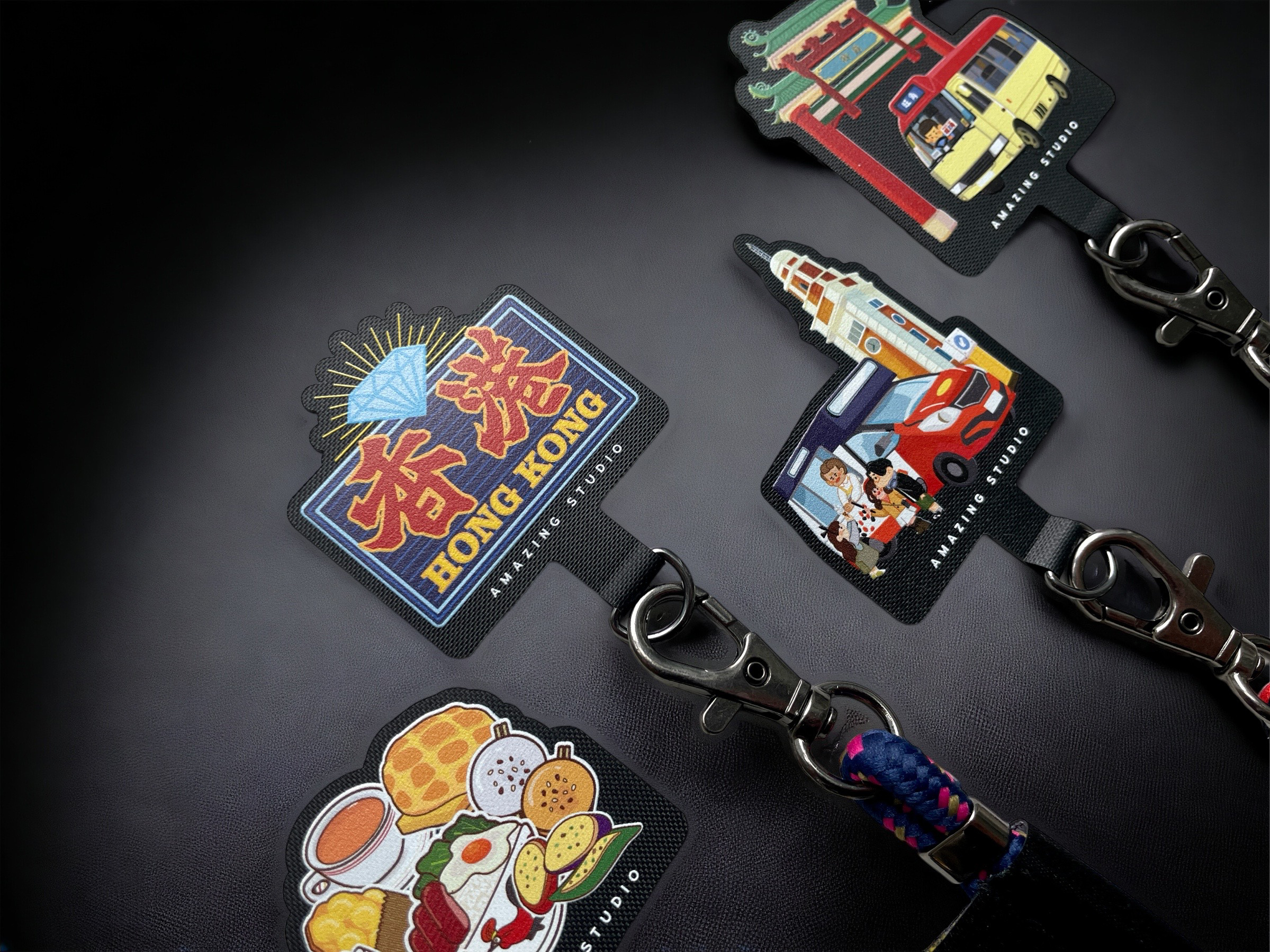 【霓虹燈 - 撈乜都掂】 手機繩連背片丨Amazing Studio