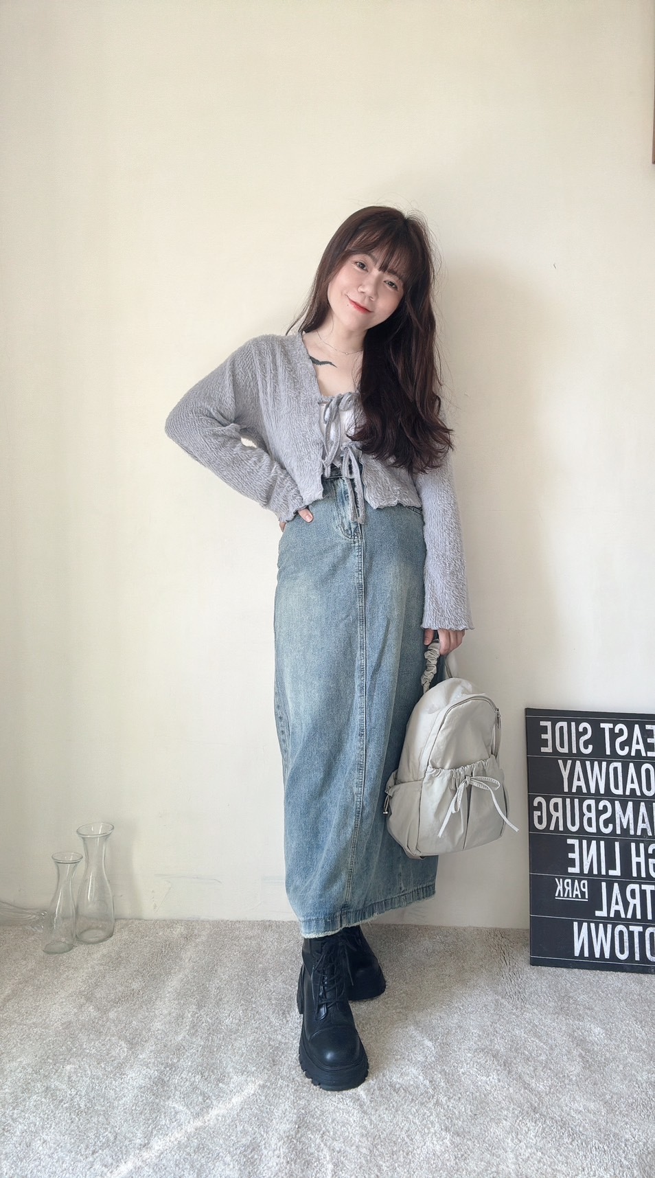 現貨!!!闆娘自留款！超推的直筒牛仔裙