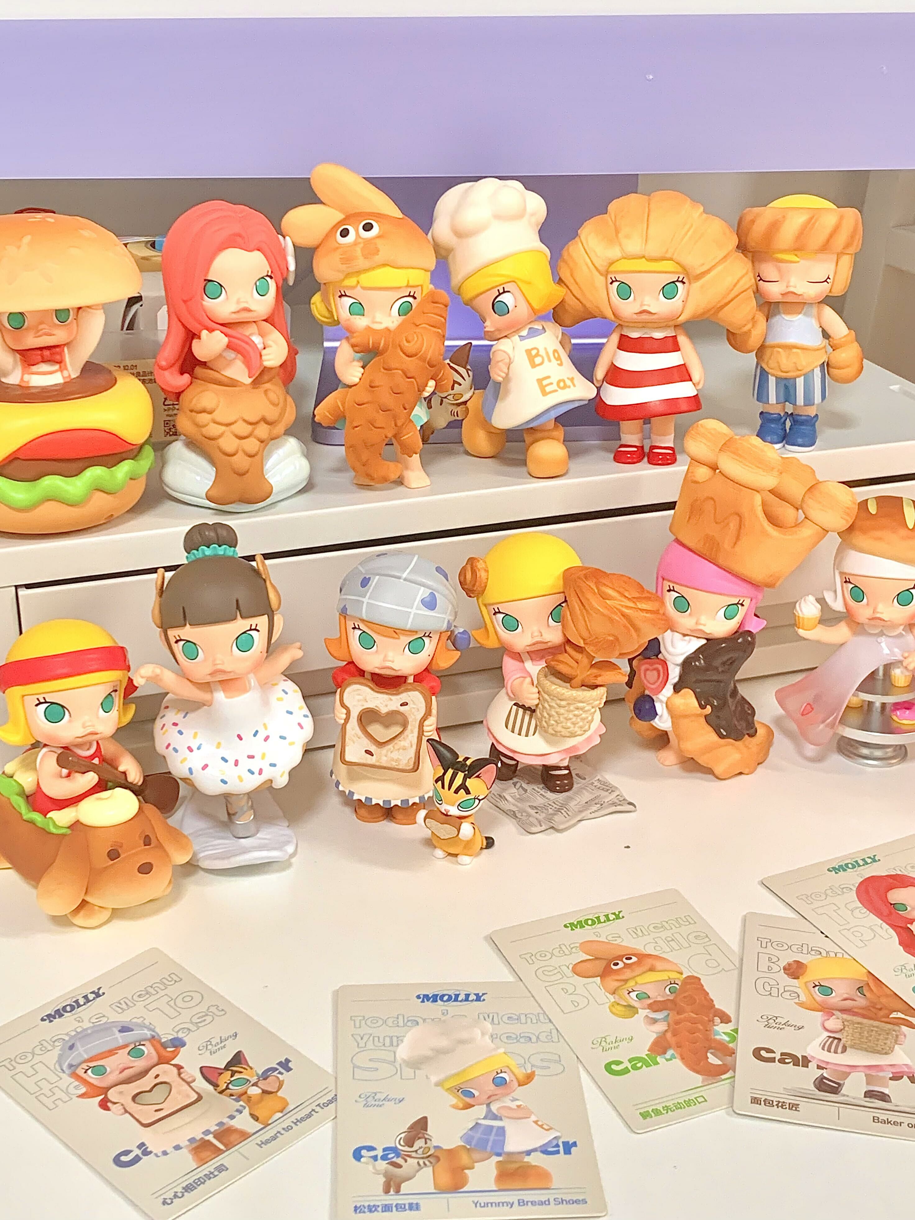 POPMART 泡泡瑪特 Molly 麵包腦袋系列 公仔 盲盒 12+1款(任買兩件免運)/預購