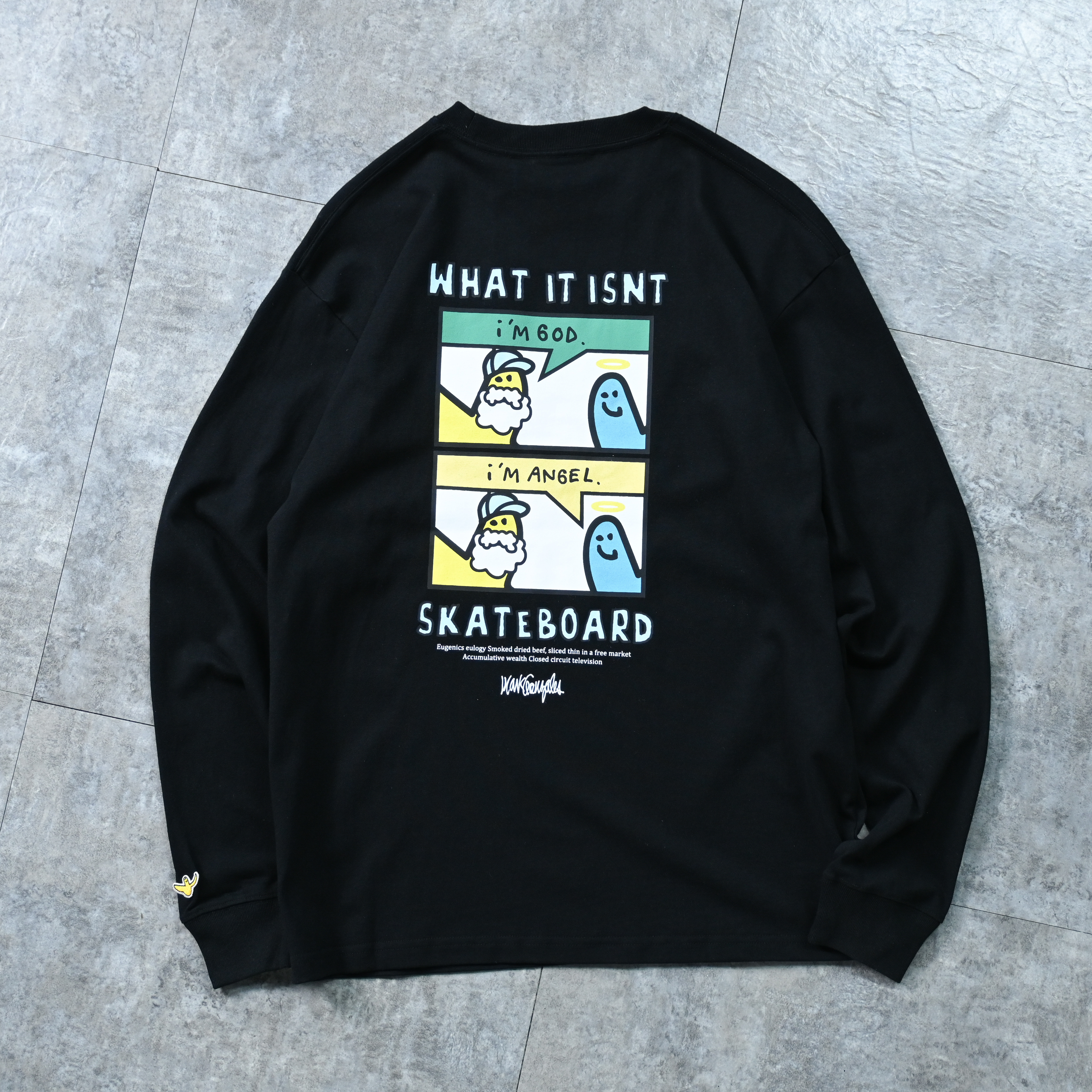 (What it isNt) ART BY MARK GONZALES God and Angel Long Tee