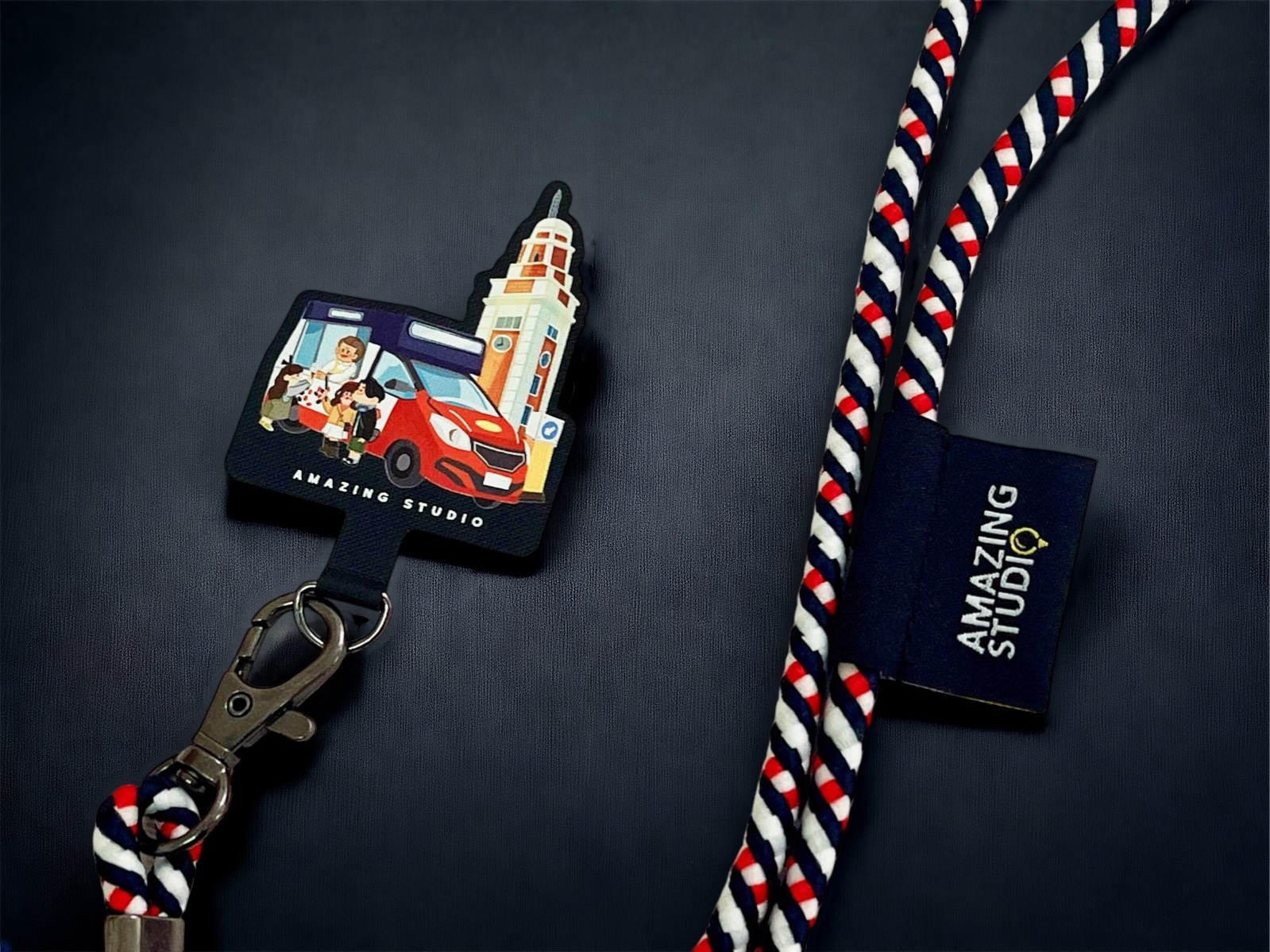 【雪糕車 】手機繩連背片丨Amazing Studio