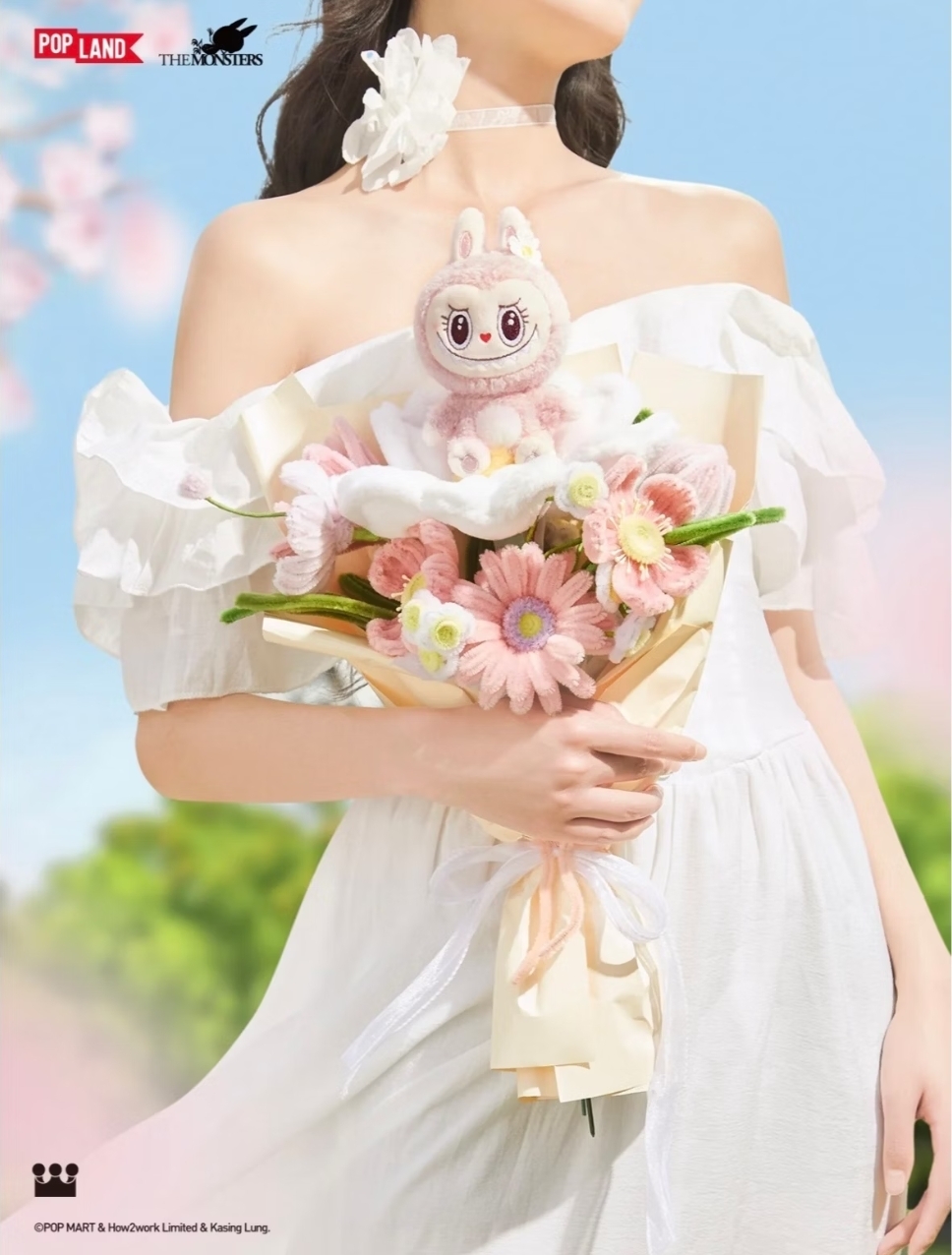 <現貨> 🎪樂園限定🎪  POPMART 泡泡瑪特 MOKOKO FlowerFairy 鬱金香花束 毛絨娃娃 有香味 一朵花