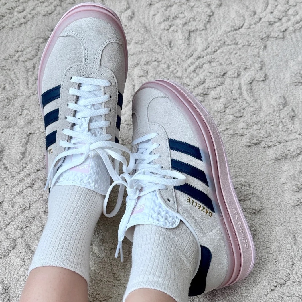 ADIDAS GAZELLE BOLD 漸層粉藍 灰藍 深藍 米灰 粉色 女鞋 IE6508 / 現貨