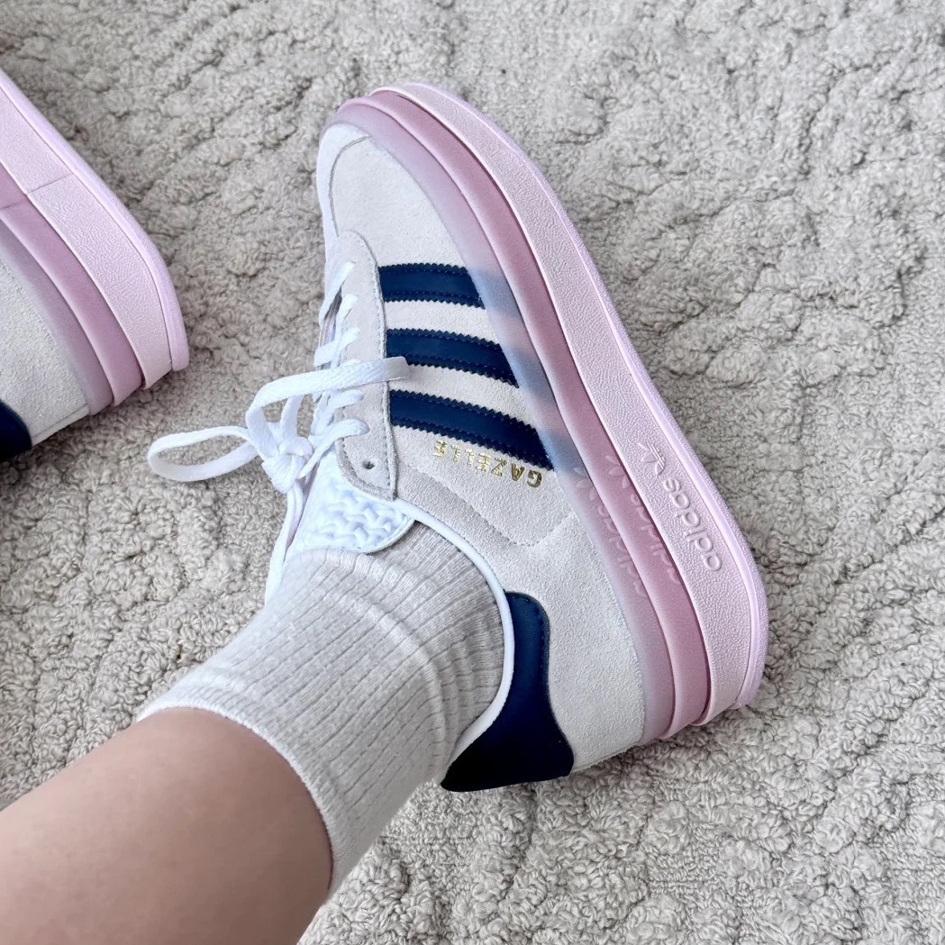 ADIDAS GAZELLE BOLD 漸層粉藍 灰藍 深藍 米灰 粉色 女鞋 IE6508 / 現貨