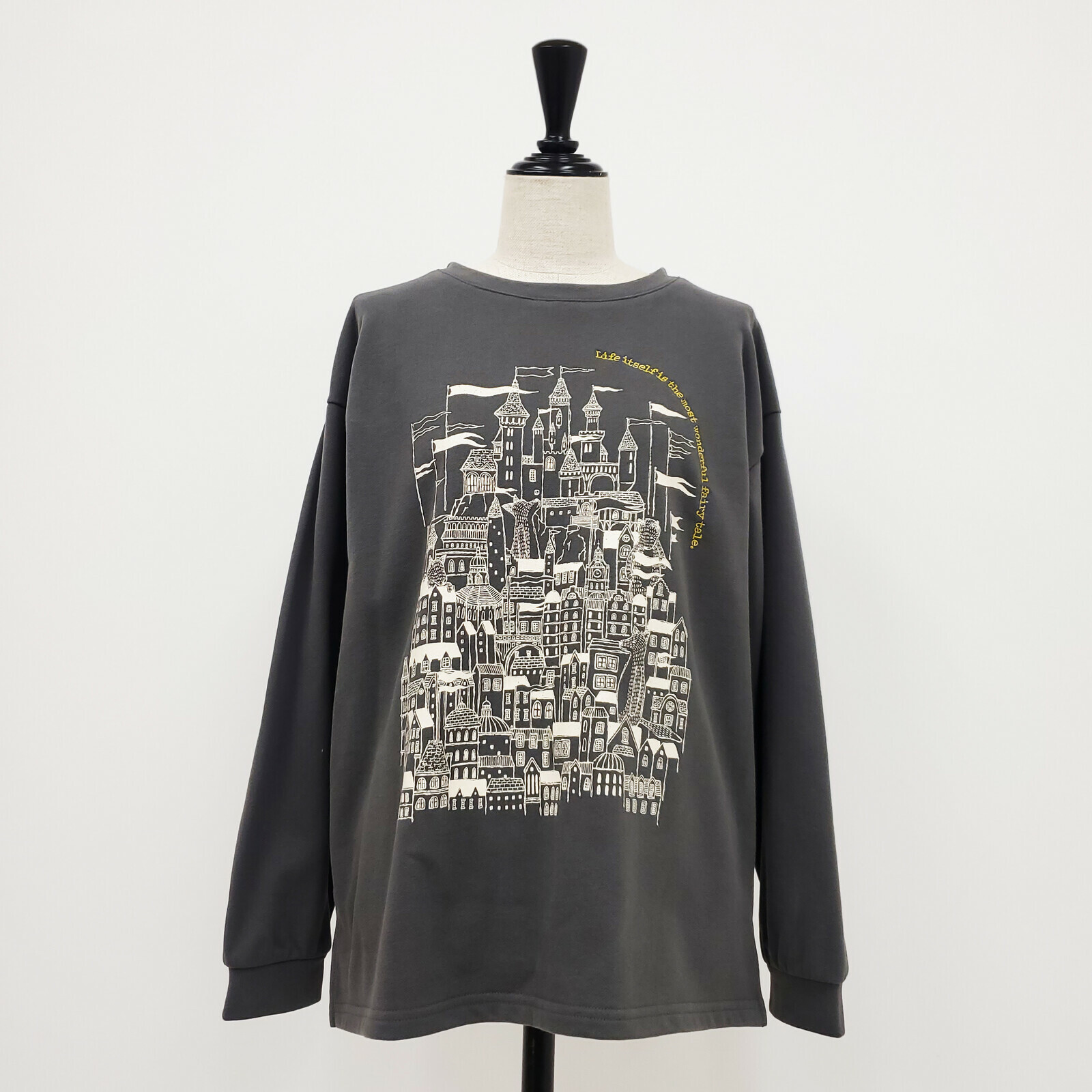 {童話國物語𓃦}迷失在夢想國的戀人童話城堡長袖上衣 【日本直送】