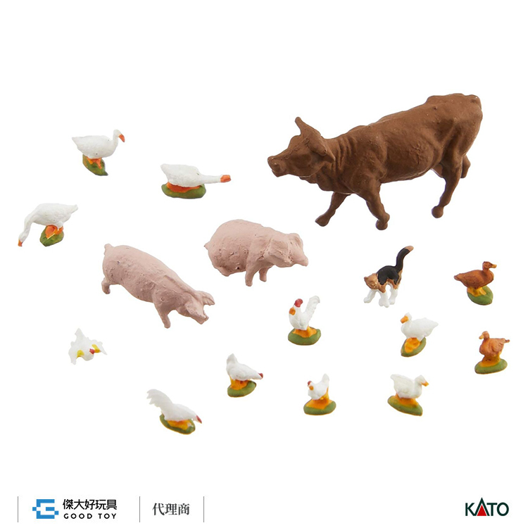 KATO 24-219 (N) 動物 動物組合 (15入)
