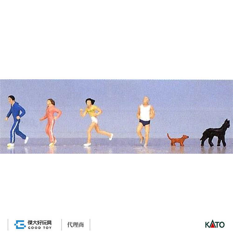 KATO 24-216 (N) 人偶 狗與慢跑的人