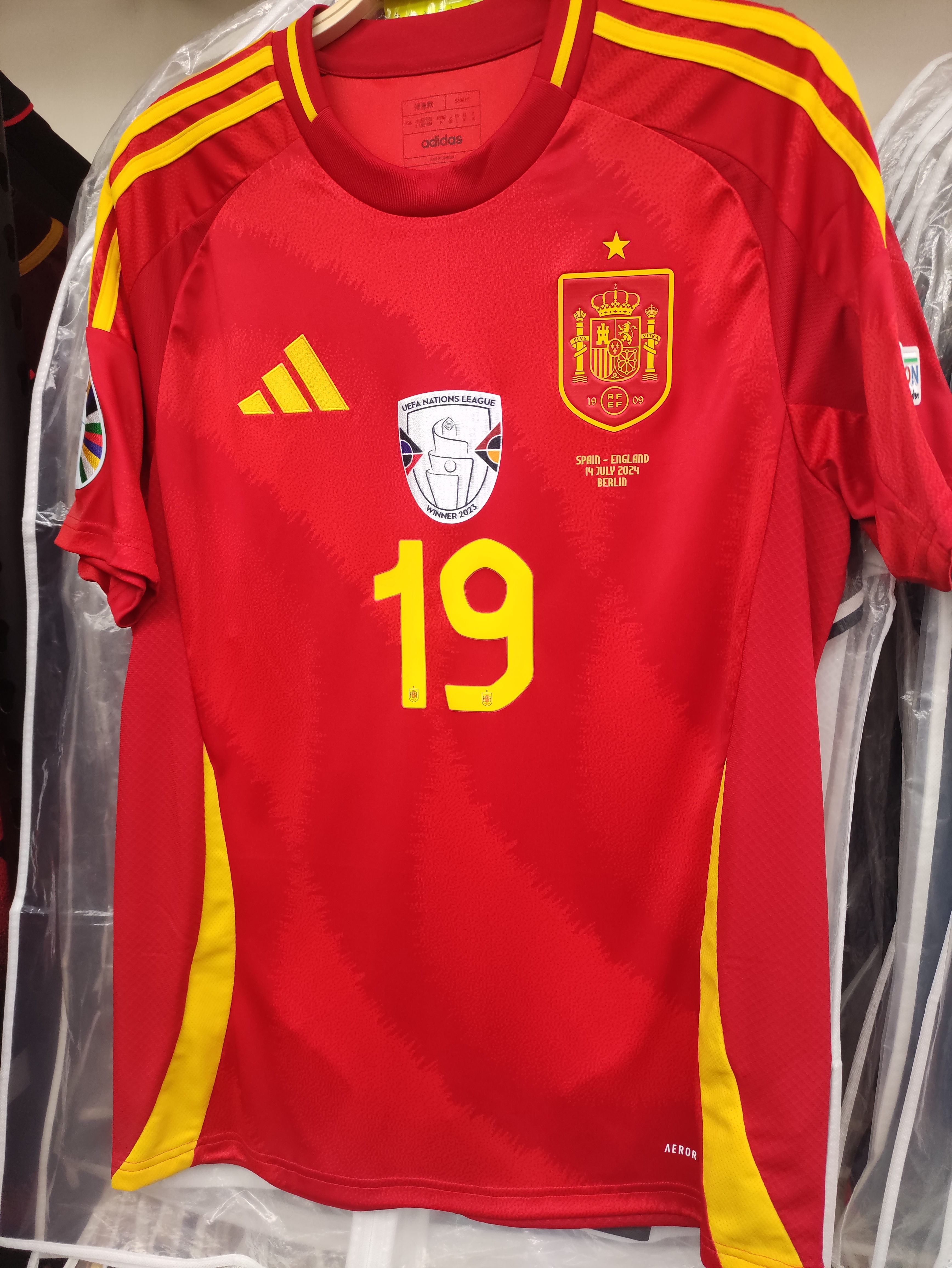 2024西班牙國家隊歐國杯決賽球迷版球衣