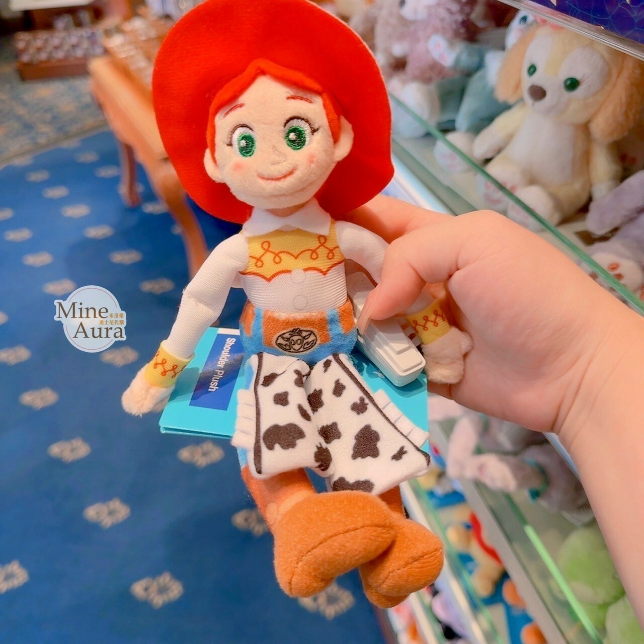 翠絲 Jessie 磁鐵 坐肩 絨毛 娃娃 公仔 玩具總動員 Toy Story -香港迪士尼樂園