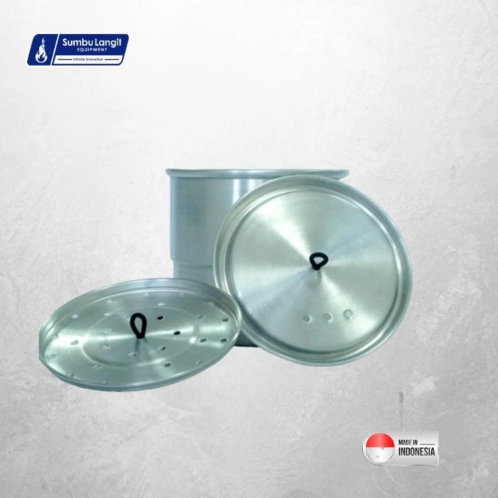 Sumbu Langit UL Pot 1100ml set with steam rak 輕量化鋁煲及碗連蒸架套裝 (附送隔熱皮套)