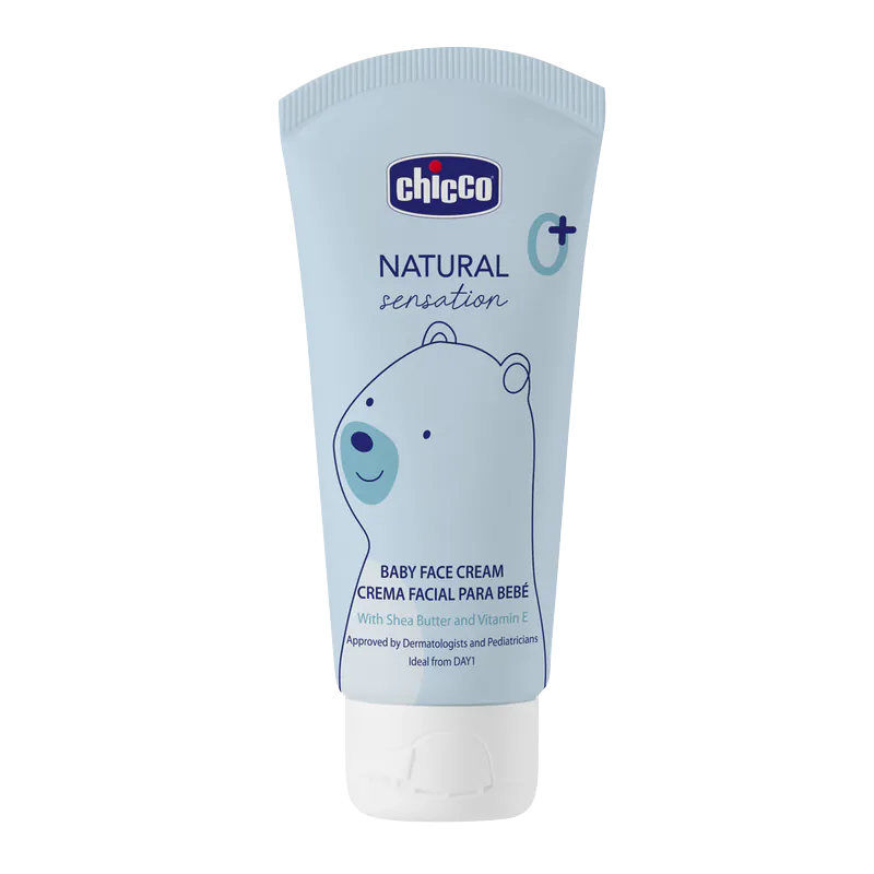 Chicco 原生脂嬰兒柔緻加強修護面霜 50ml