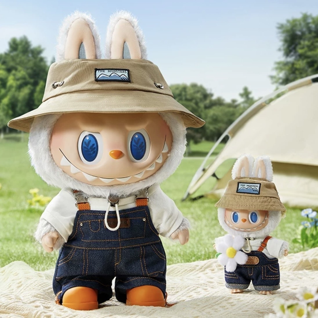 (現貨) POP MART 泡泡瑪特 THE MONSTERS 拉布布 LABUBU 春天野在家系列 搪膠毛絨 吊飾 公仔