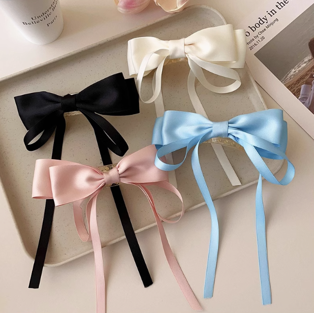 [2 FOR RM10] High-Style Bow Ribbon Hair Claw