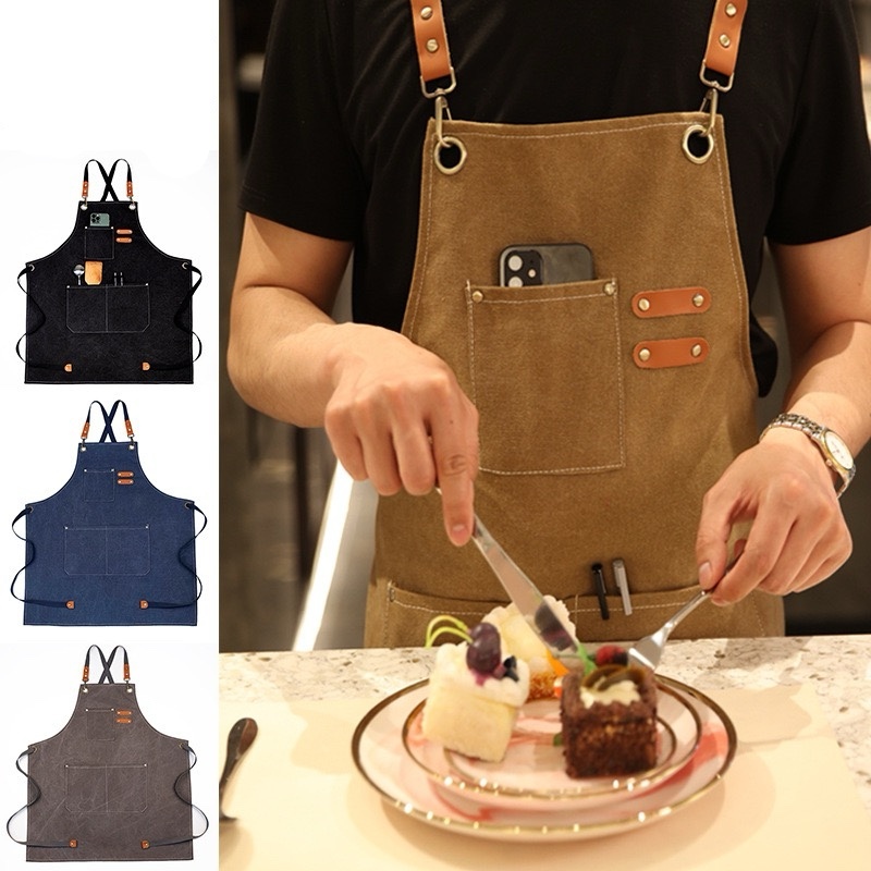 【客製】加厚多功能工作圍裙