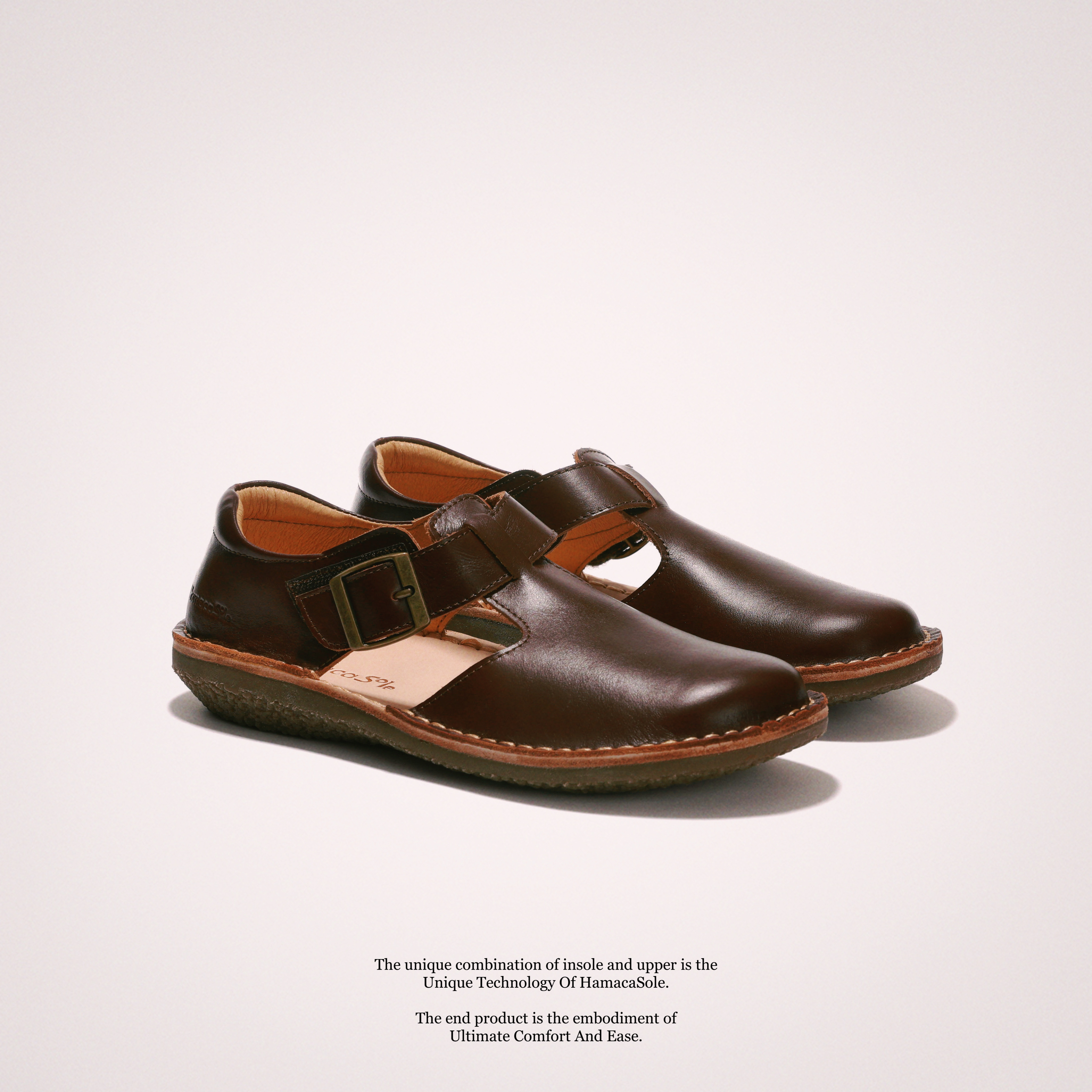 Mary Jane 真皮瑪莉珍鞋 (棕) 女款｜哈漫克【官網獨家】HamacaSole