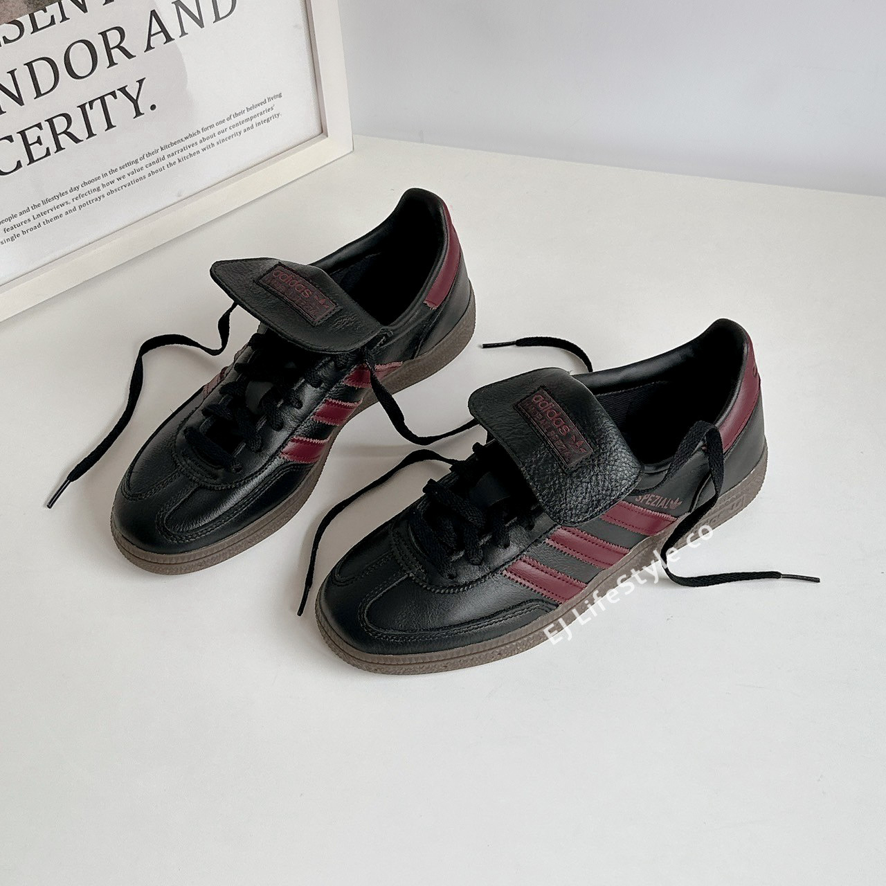 ADIDAS HANDBALL SPEZIAL 黑莓果 酒紅 黑色 翻蓋鞋舌 焦糖底 男女鞋  JS0600 / 調貨