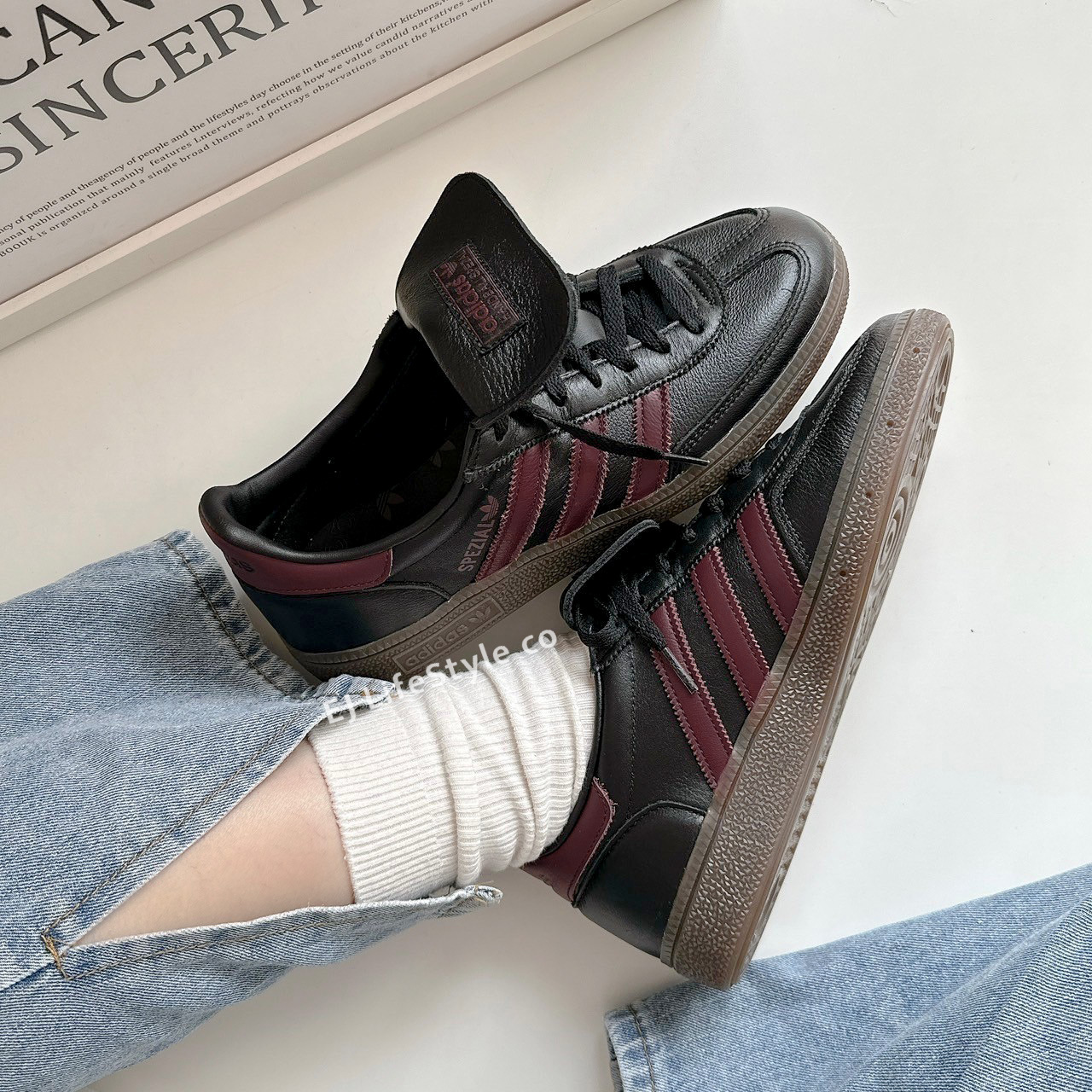 ADIDAS HANDBALL SPEZIAL 黑莓果 酒紅 黑色 翻蓋鞋舌 焦糖底 男女鞋  JS0600 / 調貨