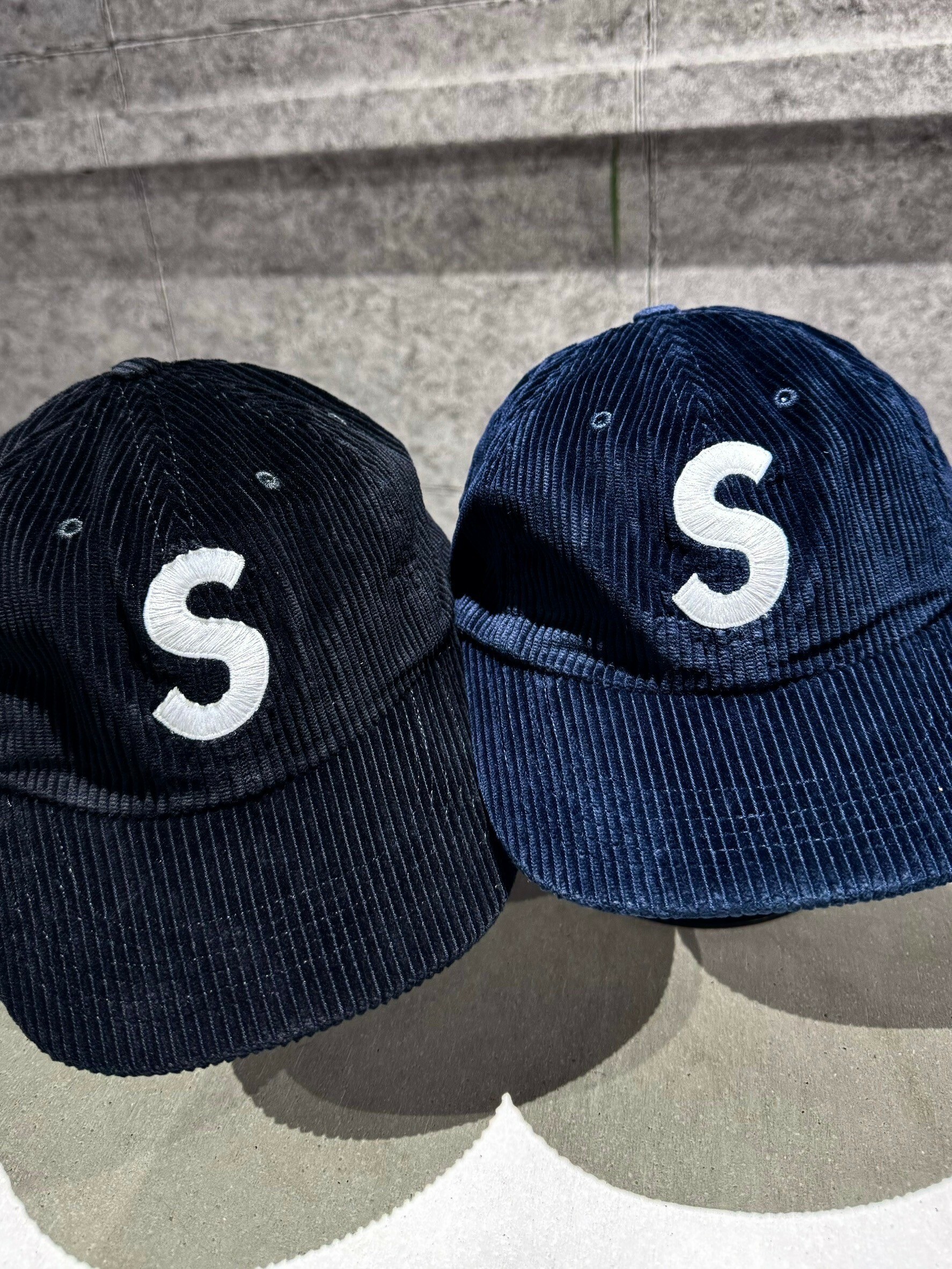SUPREME S LOGO 燈心絨材質 老帽 兩色
