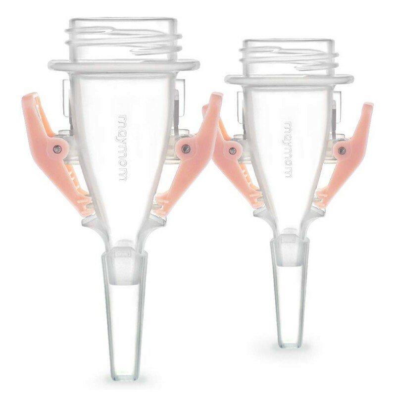 Maymom 窄口喇叭奶袋夾 泵奶夾 （一對裝）