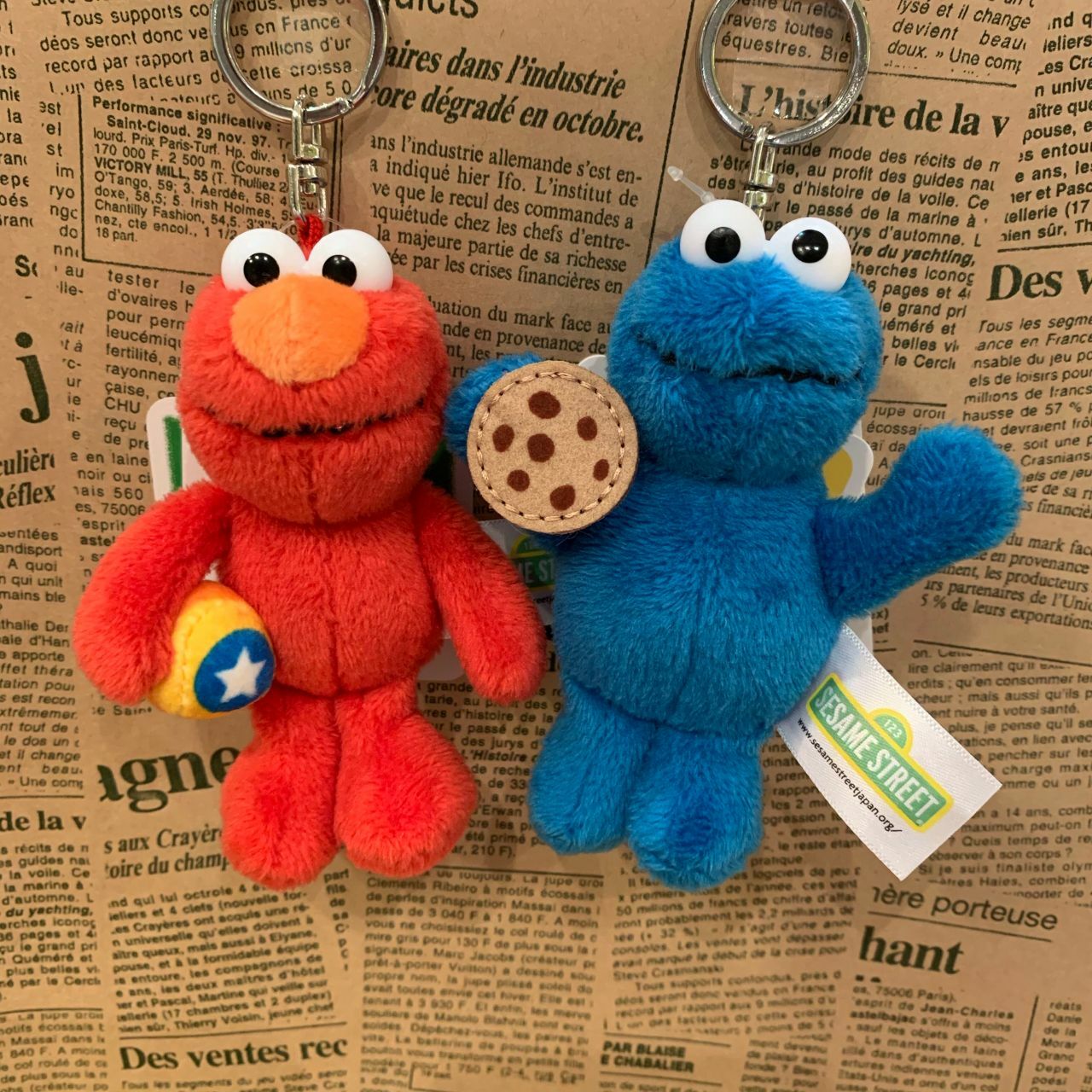 |限時收單| 🇯🇵芝麻街(SESAME STREET) 鑰匙圈吊飾 日本限定