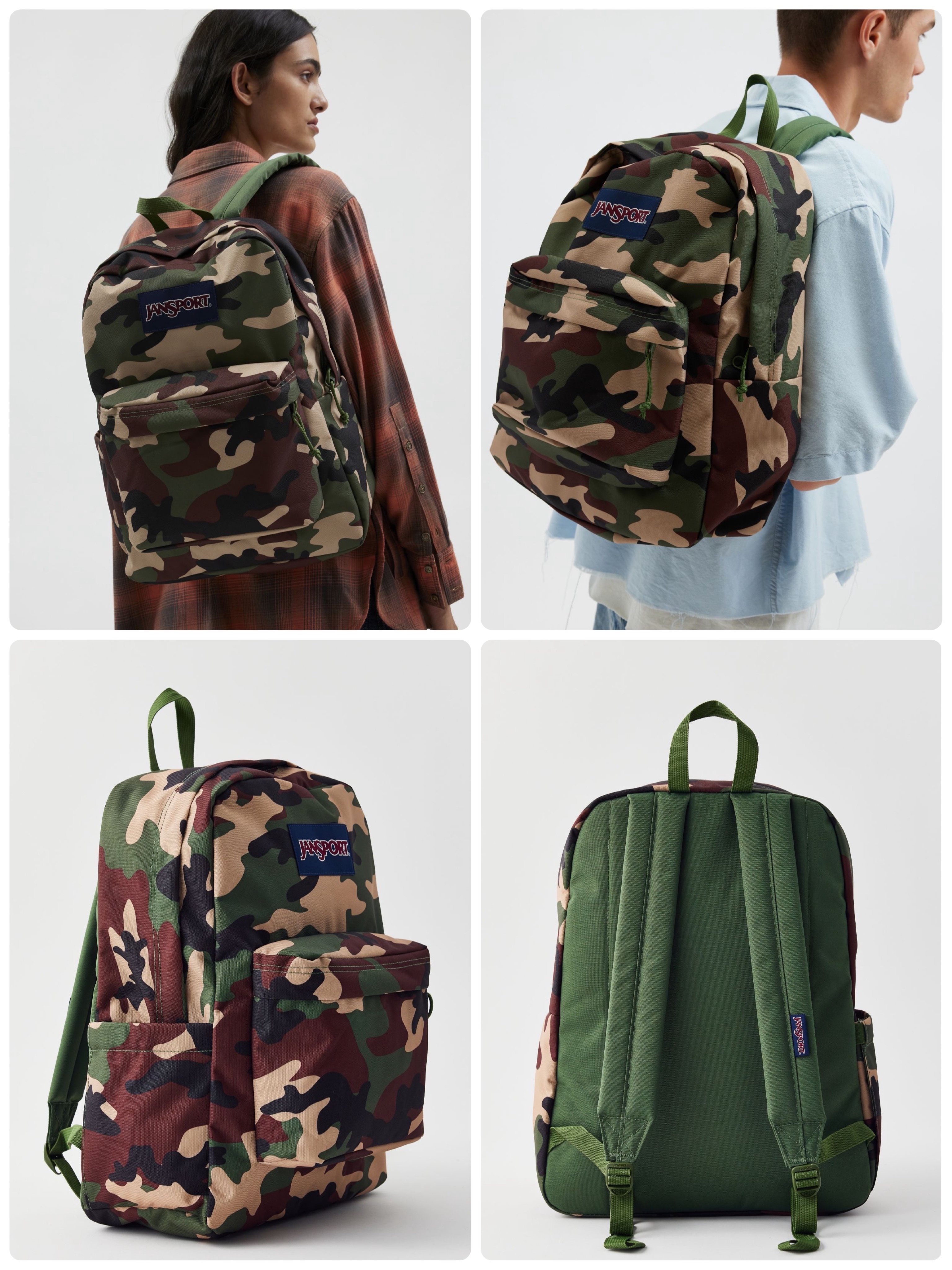 【預訂】G1020100 JanSport 背包（迷彩）