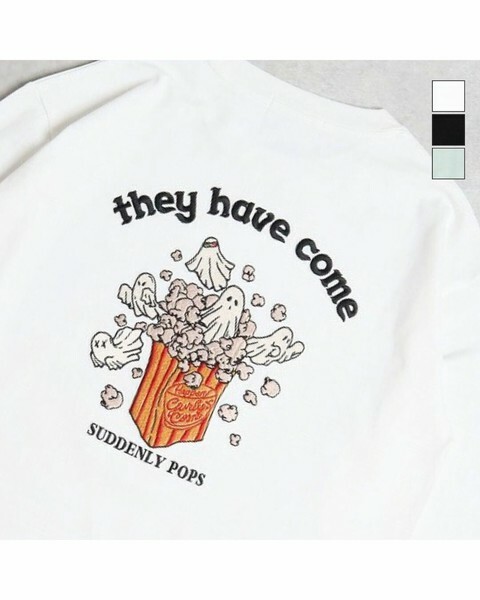 【日貨】Ghost爆米花長袖TEE