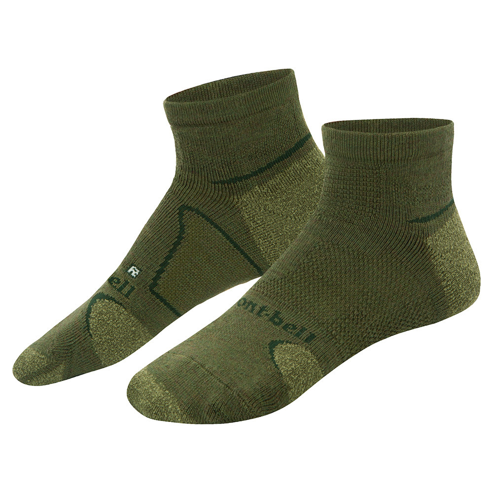 montbell: Merino Wool SUPPORTEC Trekking Short Socks