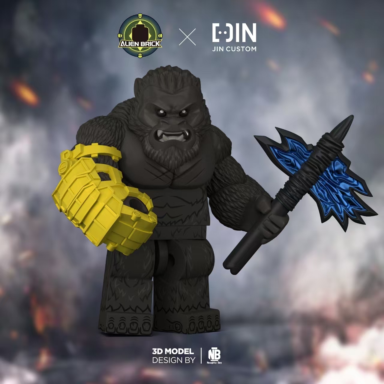 [JIN Custom] [Preorder] King Kong [PADprinted]