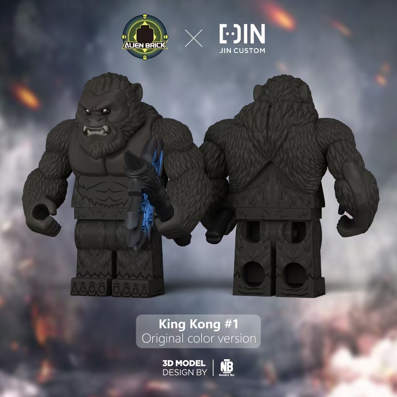 [JIN Custom] [Preorder] King Kong [PADprinted]