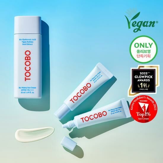 TOCOBO Bio Watery Sun Cream SPF50+ PA++++ 50ml [Olive Young Planning Set]