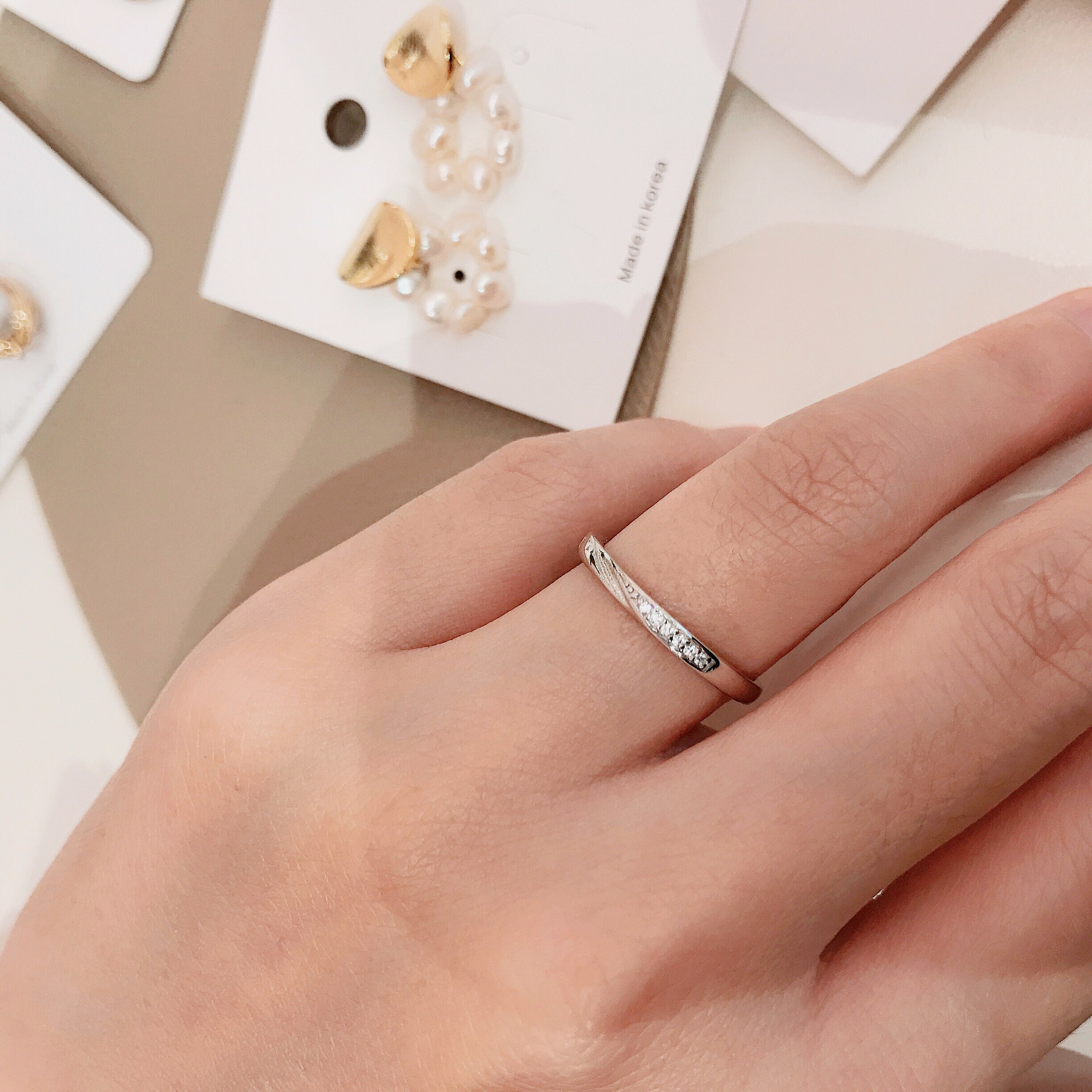 想見你 純銀戒指