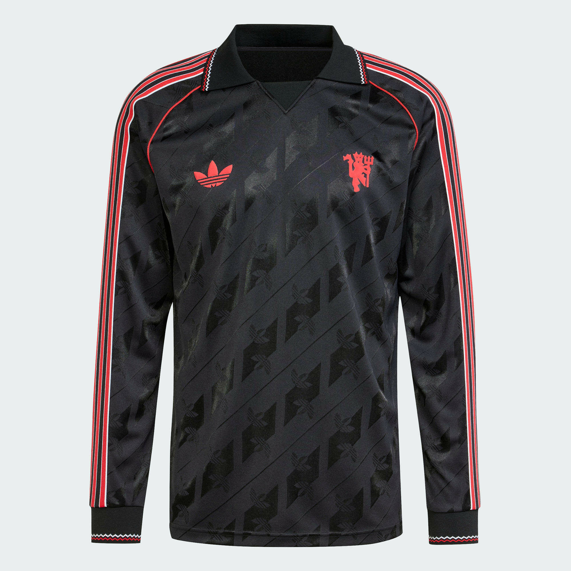 2024 Manchester United Lifestyler Long Sleeve Jersey with Nameset
