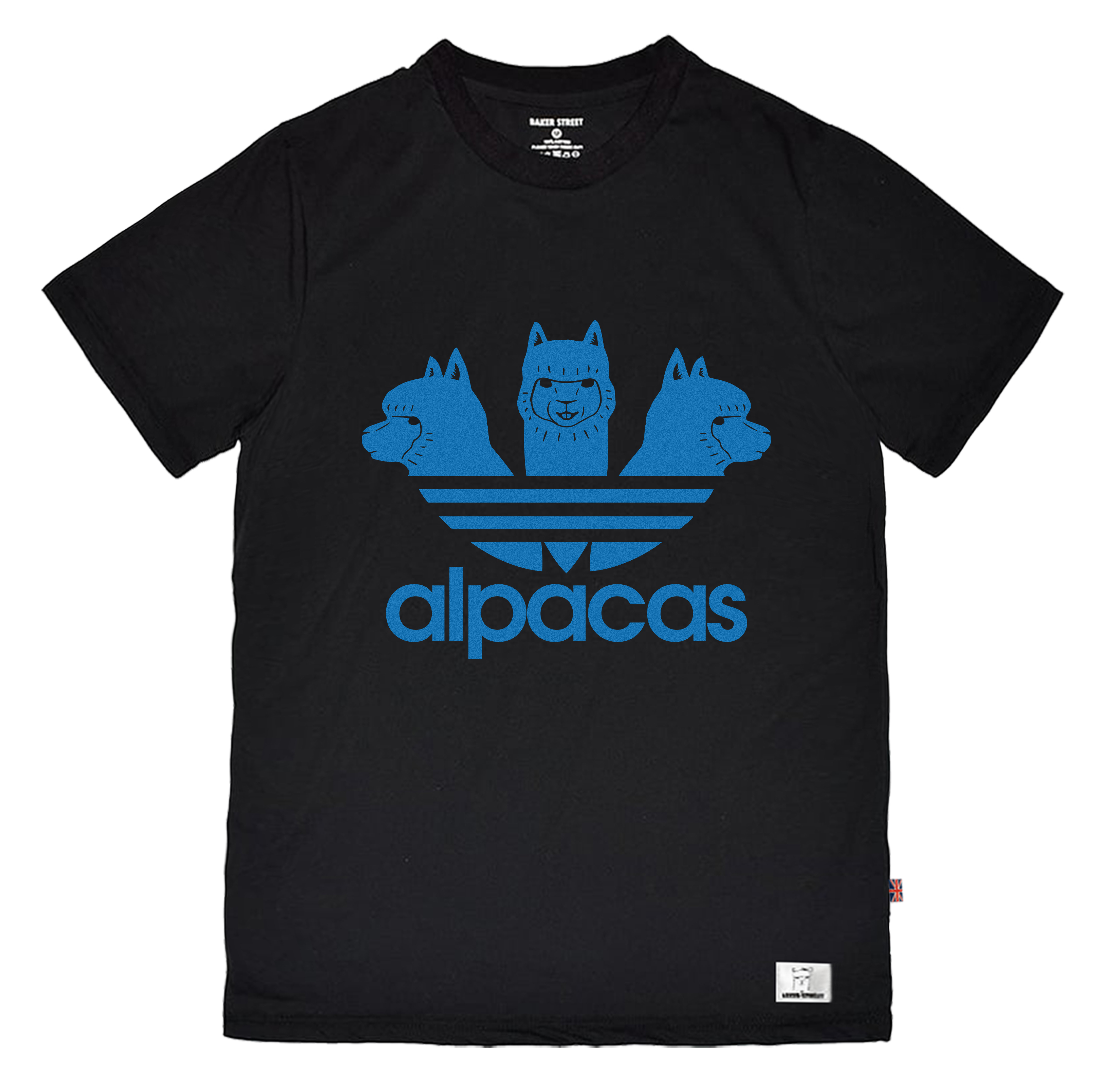 Alpacas Blue  threehead 愛迪駝 童裝短T