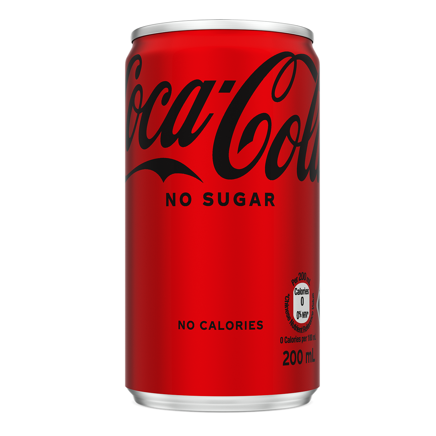 無糖可口可樂汽水迷你罐200毫升 x 6 X 4罐裝 - 原箱