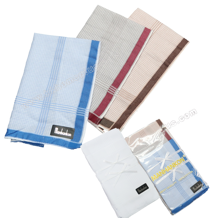 6條裝 金兔牌: 男裝手帕 4806106